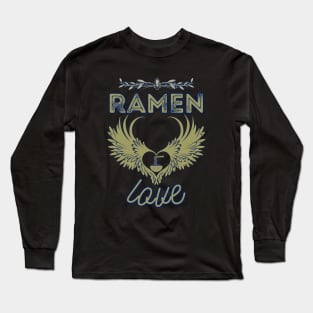 Ramen Love - Retro Ramen Long Sleeve T-Shirt